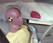 2012 Nissan Versa IIHS Side Impact Crash Test Picture